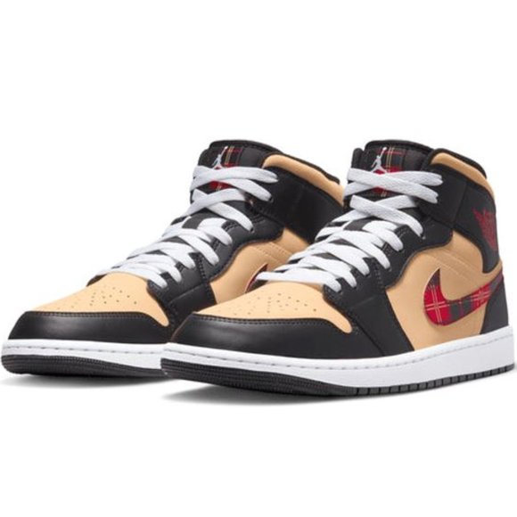 Jordan Other - Air Jordan 1 Mid SE 'Tartan' DZ5329-001 size 11